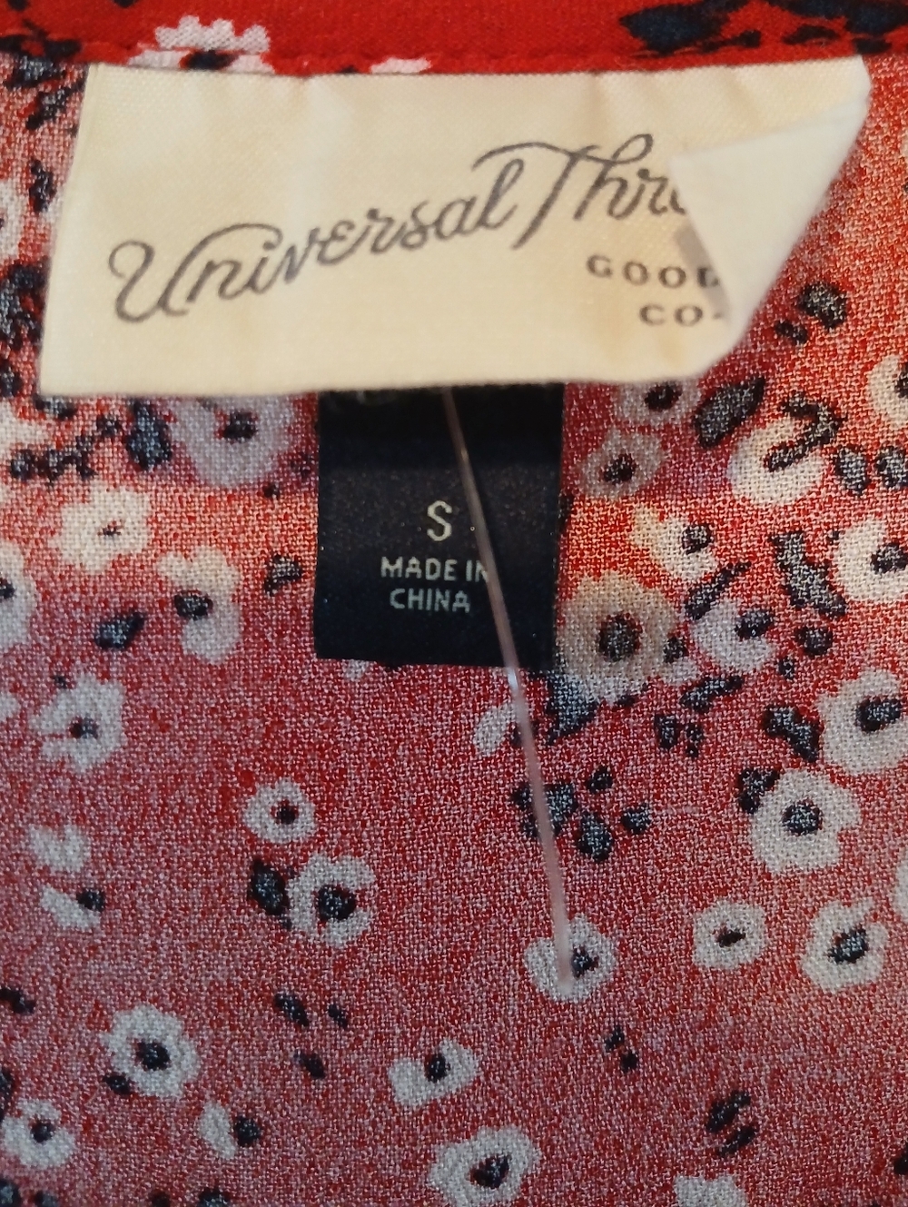 NWOT - Universal Thread Sleeveless, Floral Wrap Dress Size S - Picture 3 of 3